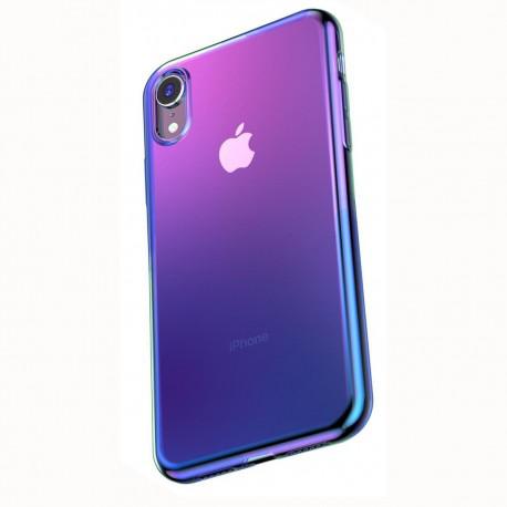 Silicone case for IPhone XR Baseus Glow Case Transparent WIAPIPH61-XG01