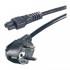 Power cable Vivanco 45484 for laptop adapter, 1.8m, black
