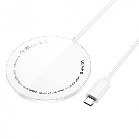 Wireless Magsafe Charger USAMS US-CD155, 15W for iPhone - 5