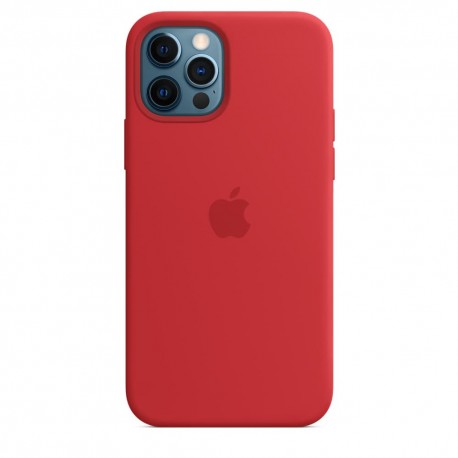 Apple Silicone Case for iPhone 12 Pro (Red) - 4