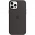 Apple Silicone Case for iPhone 12 Pro Max (Black)