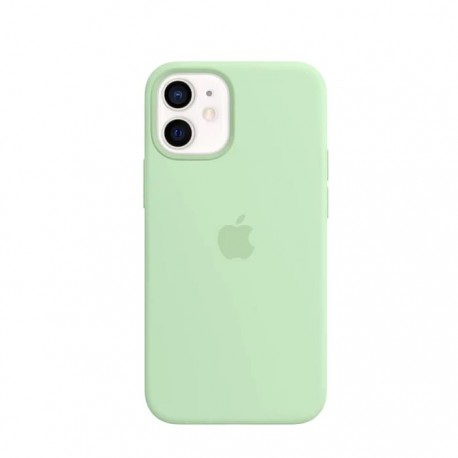 Оригинален силиконов калъф/кейс за Apple iPhone 11 (Мента)