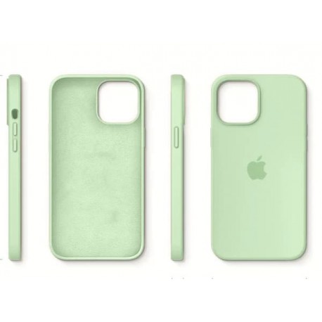Оригинален силиконов калъф/кейс за Apple iPhone 11 (Мента) - 2