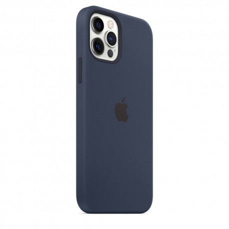 Apple Silicone Case for iPhone 12 Pro (Navy Blue) - 2