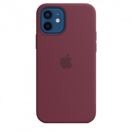 Apple Silicone Case for iPhone 12 (Cherry)