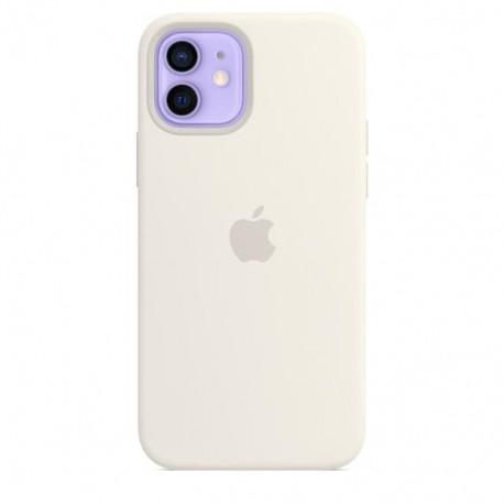 Apple Silicone Case for iPhone 12 (Light Gray)