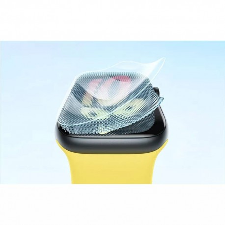 Протектор BASEUS Nano Crystal за Apple Watch 4/5/6/SE/SE2, 44mm, P6001510B201-01 (2 броя) - 2