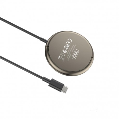 Безжично Magsafe зарядно XO CX028, 15W за iPhone, Златисто - 3