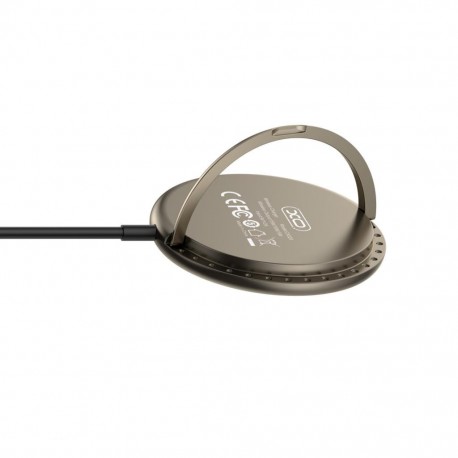 Безжично Magsafe зарядно XO CX028, 15W за iPhone, Златисто - 4