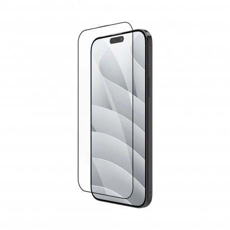 Стъклен протектор с черна рамка за Apple iPhone 16 Plus