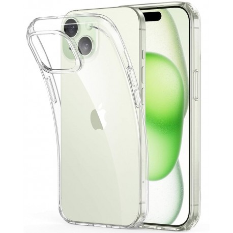 Силиконов гръб за iPhone 15 Plus прозрачен